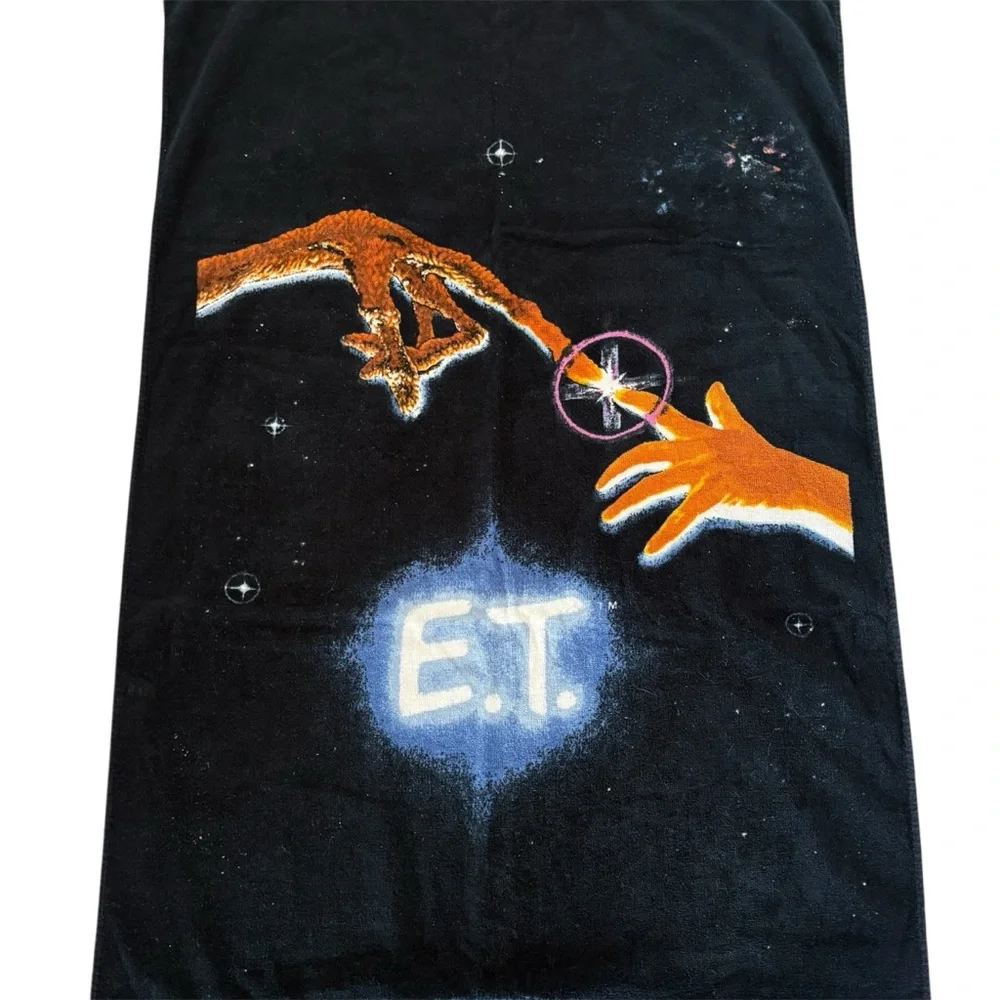 Vintage 1982 ET Movie Beach Towel Royal Terry